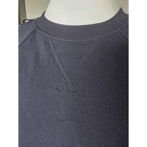 Boden Navy Women’s Sweatshirt Ruffle Sleeves Floral Design - Size 6 - Picture 4 of 13